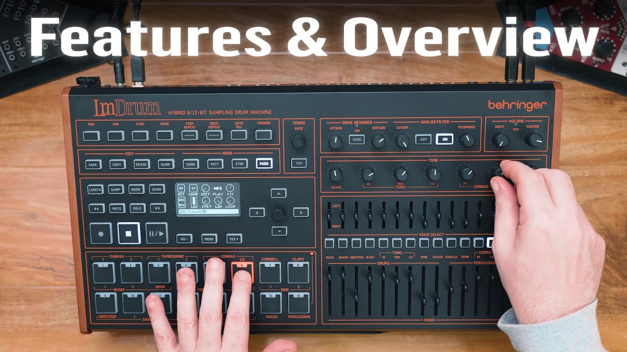 Meet the Behringer LM Drum (Part 2) - YouTube