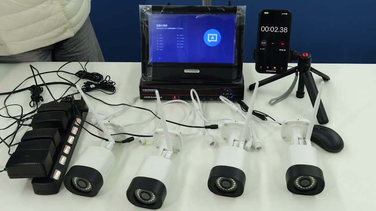 超おすすめ 人気商品！屋外 防犯カメラ 4台セット 家庭用 防犯カメラ