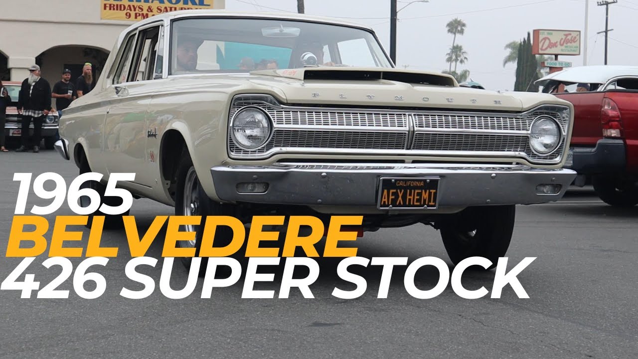 1965 Belvedere 426 Hemi Super Stock Roll By! - YouTube
