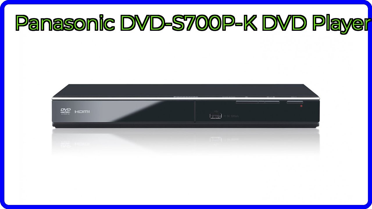 Panasonic リージョンフリー DVDプレーヤー dvd s700p Panasonic