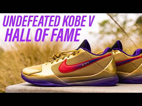 Undefeated Kobe 5 Hall Of Fame In Depth Review - This One Is For