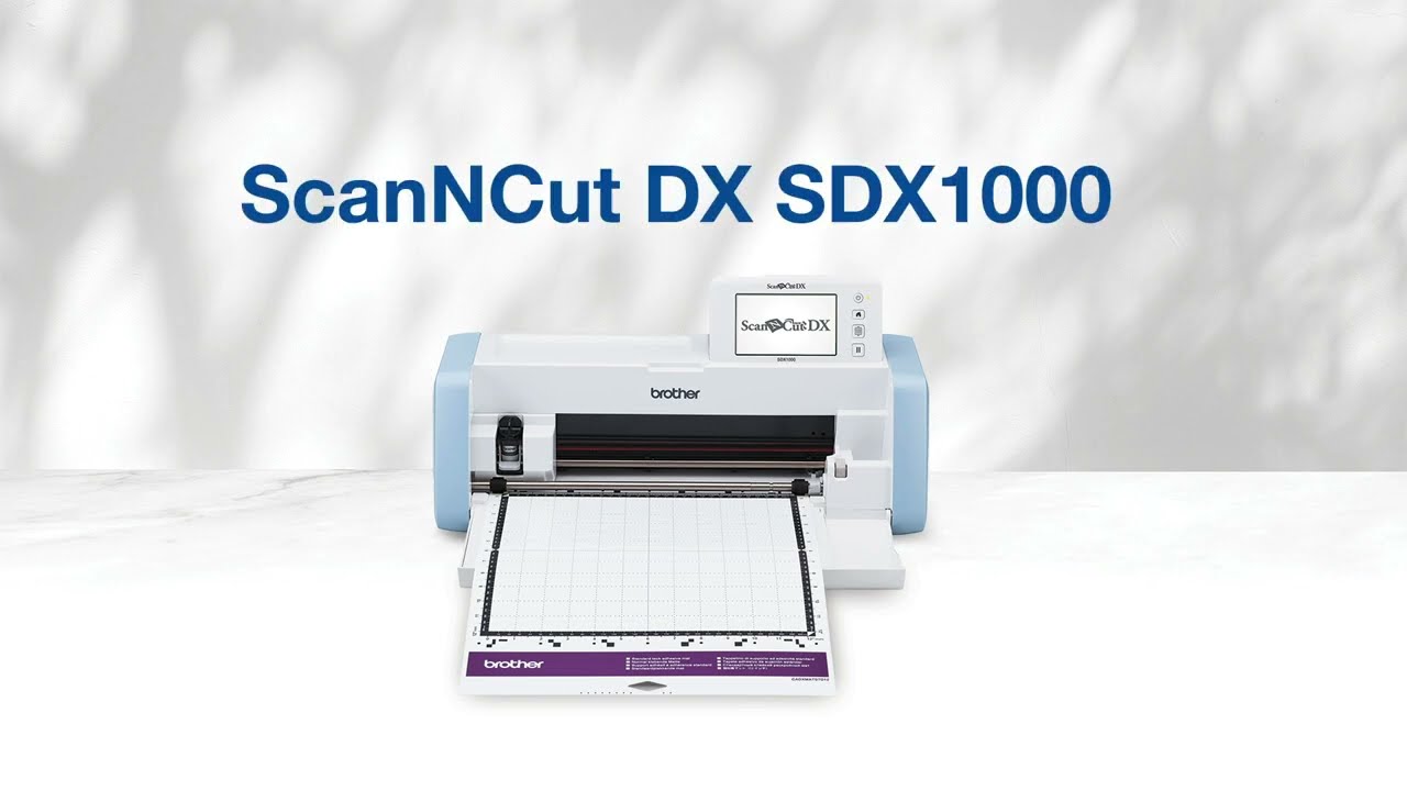 SDX1000 ScanNCut DX Craft Cutting Machine | Brother NZ - YouTube