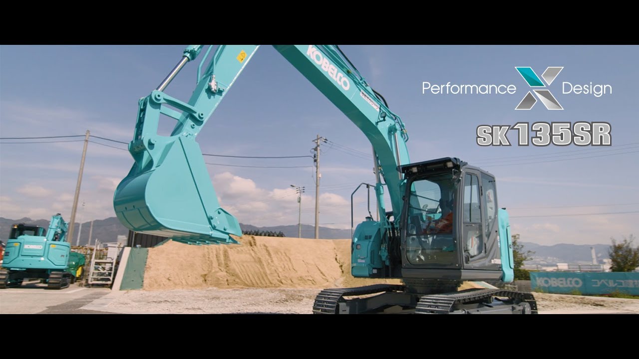 KOBELCO ED160W ホイール式ショベル(1/50)カスタム SK135 KOBELCO