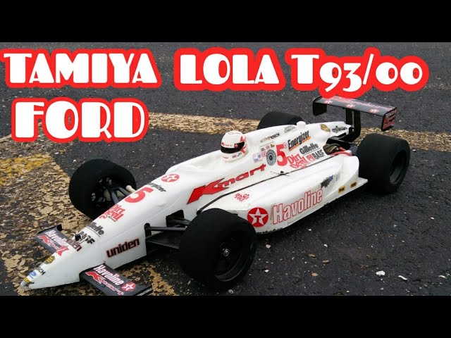 Tamiya LOLA T93/00 Ford quick run stock - YouTube