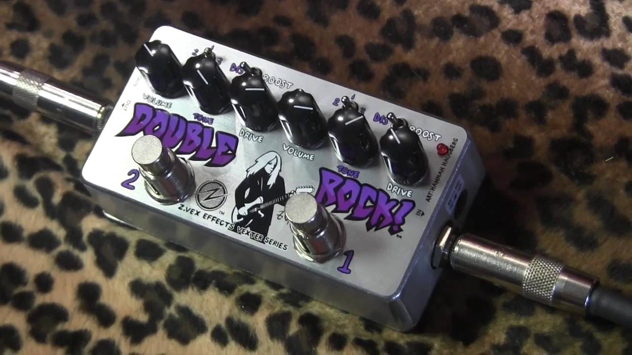 Zvex Vexter Series DOUBLE ROCK overdrive & boost demo Plexi Tone
