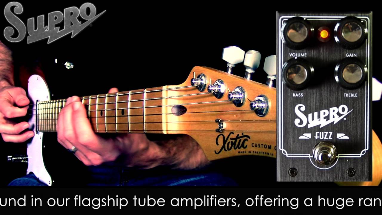 Gear Otaku: Supro 1304 Fuzz 発表。アクティブ2バンドEQ 搭載