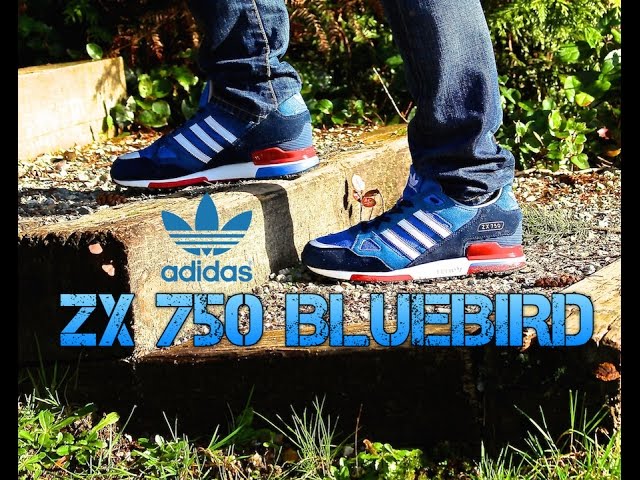 adidas zx 750 BLUEBIRD - YouTube