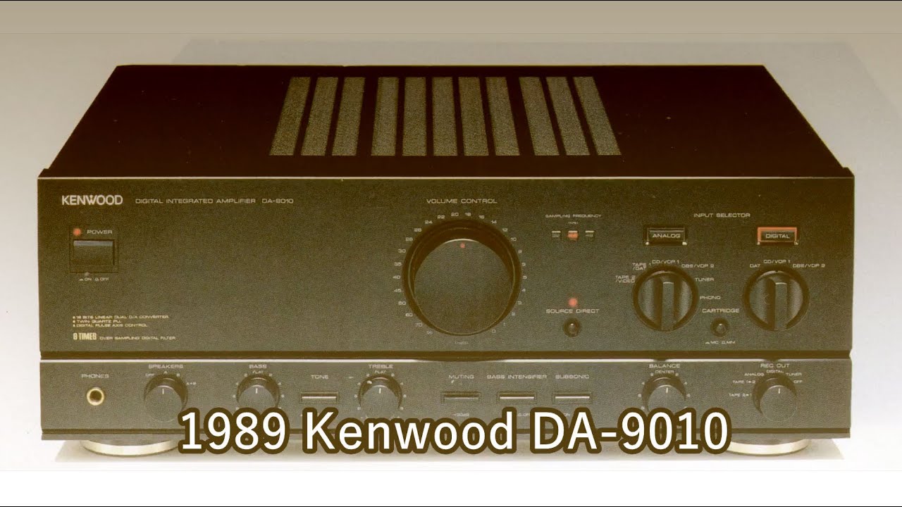 1989 Kenwood DA-9010 - YouTube