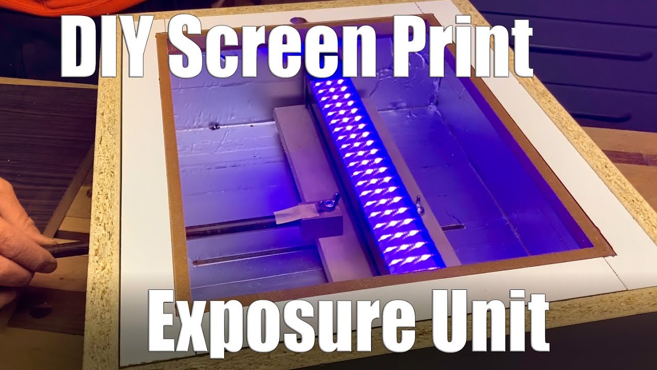 DIY Screen Print Exposure Unit | シルクスクリーン露光機を作る
