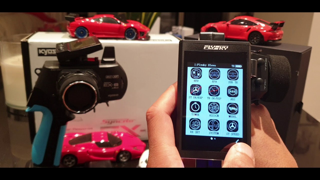 flysky #nb4 #kyoshoex-6 #miniz Review flysky Nb4 vs kyosho ex 6