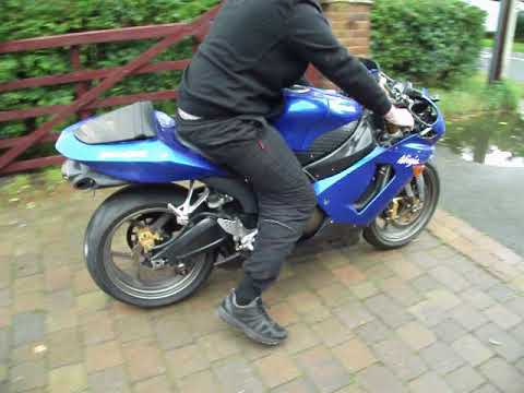 2005 KAWASAKI ZX6R ZX636 C1H ENGINE RUN UP & TEST RIDE. - YouTube