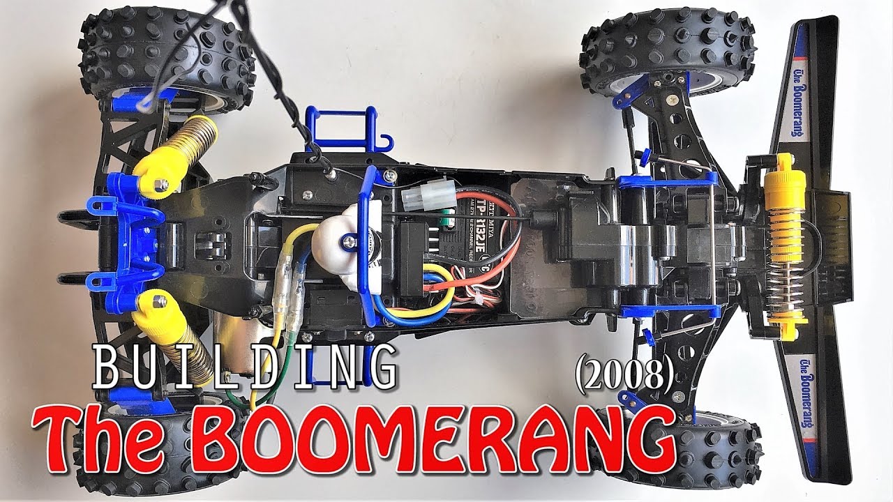 BUiLDiNG the Tamiya Boomerang 2008 1/10 4WD Buggy (Tamiya #58418