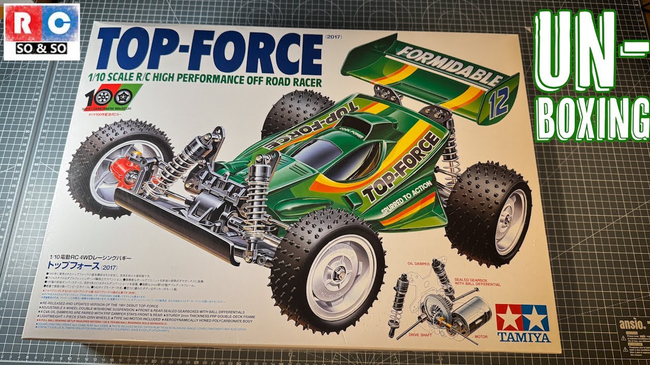 Unboxing the Tamiya Top-Force 2017 - YouTube
