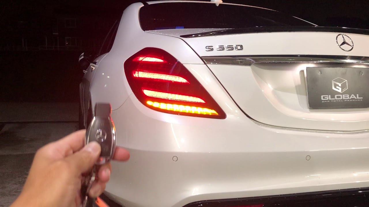 ベンツSクラスのカスタム】w222社外後期仕様テールランプ。カミング