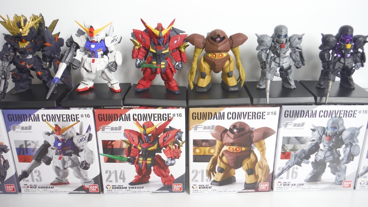 FW GUNDAM CONVERGE #16 全6種 開封 FW ガンダム コンバージ16