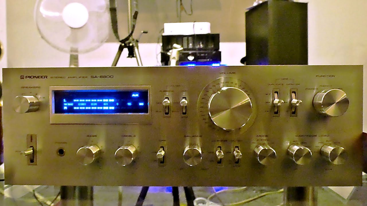 Pioneer SA-8800 review soundtest - YouTube