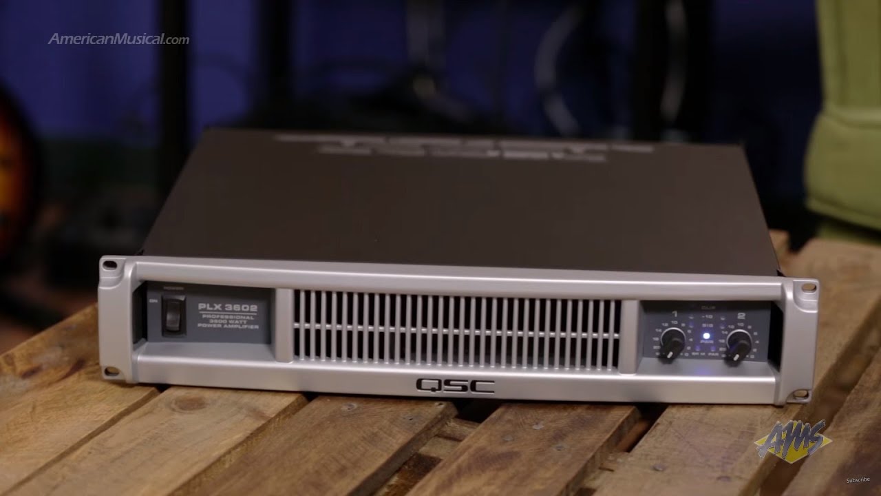 QSC PLX3602 1250 Watt 2 Channel Lightweight Power Amplifier - QSC