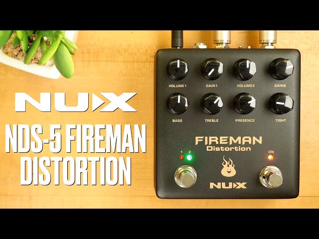 NUX // NDS-5 Fireman Distortion (Demo) - YouTube