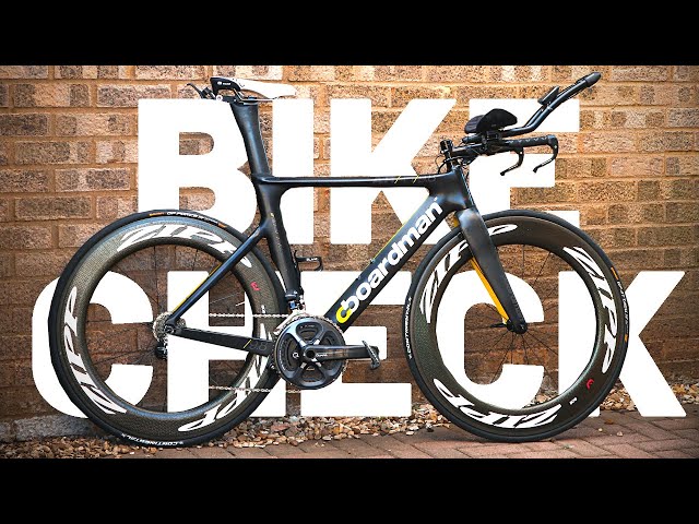 ELITE TRIATHLON BIKE CHECK | Boardman Air 9.8 Di2 - YouTube