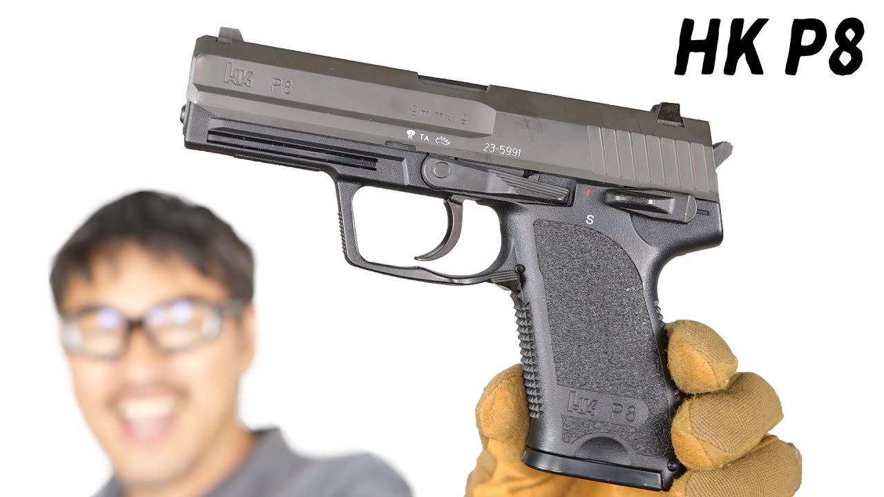 タナカワ－クス製 HW樹脂ガスガン H＆K P8 合法品 中古品