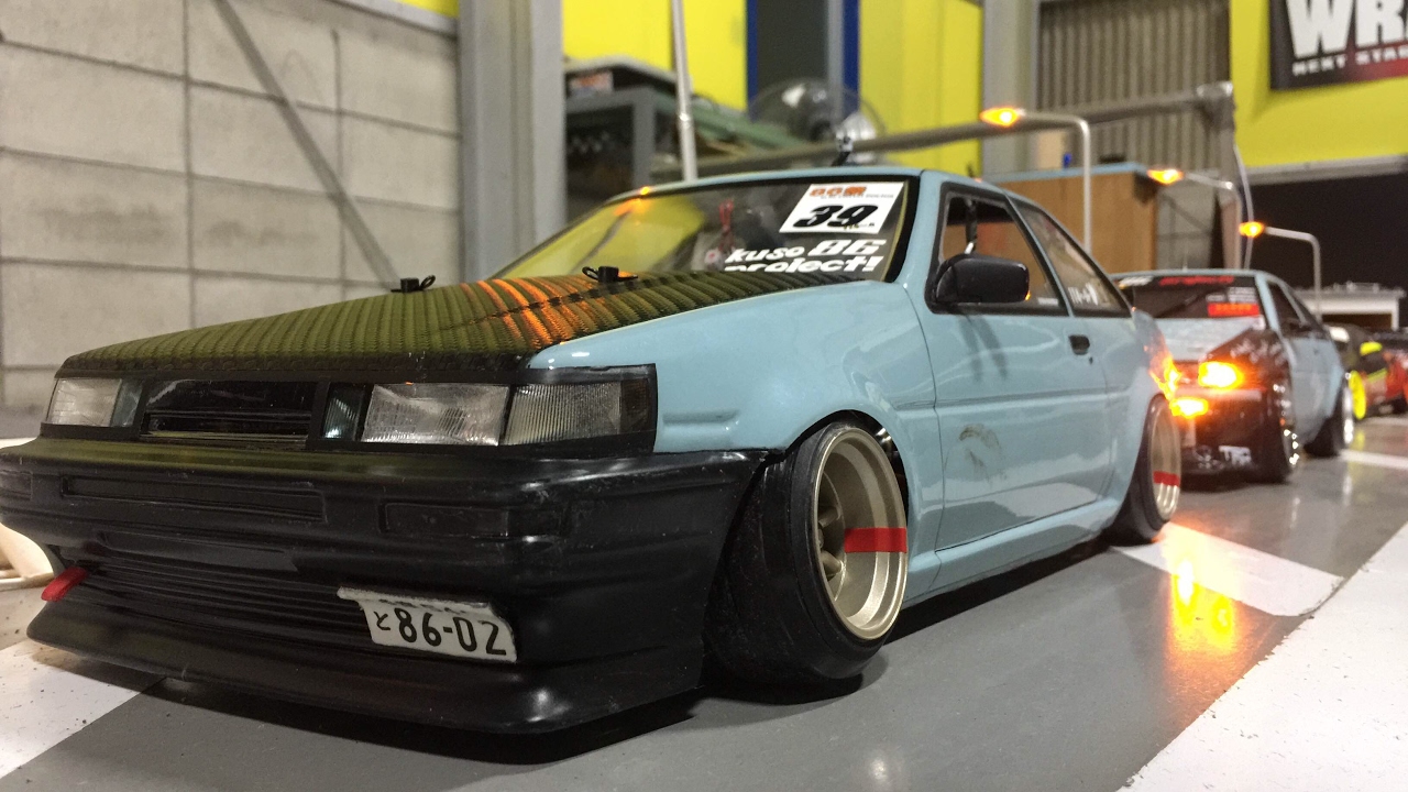 RC DRIFT TA02 RWD：Part 12】Pandora TOYOTA COROLLA LEVIN AE86 2Dr
