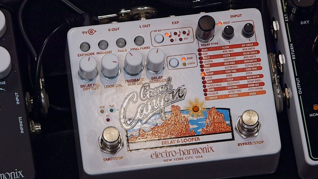 Electro Harmonix Grand Canyon - 多機能ディレイ「Canyon」をさらに