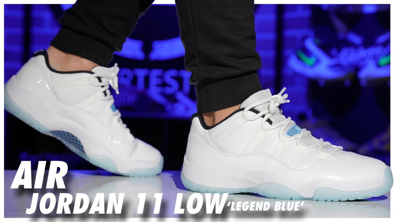 Air Jordan 11 Low Legend Blue - YouTube