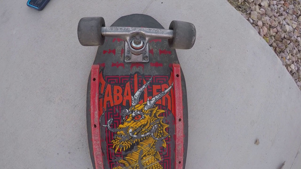 1987 Caballero Skateboard review and ride - YouTube