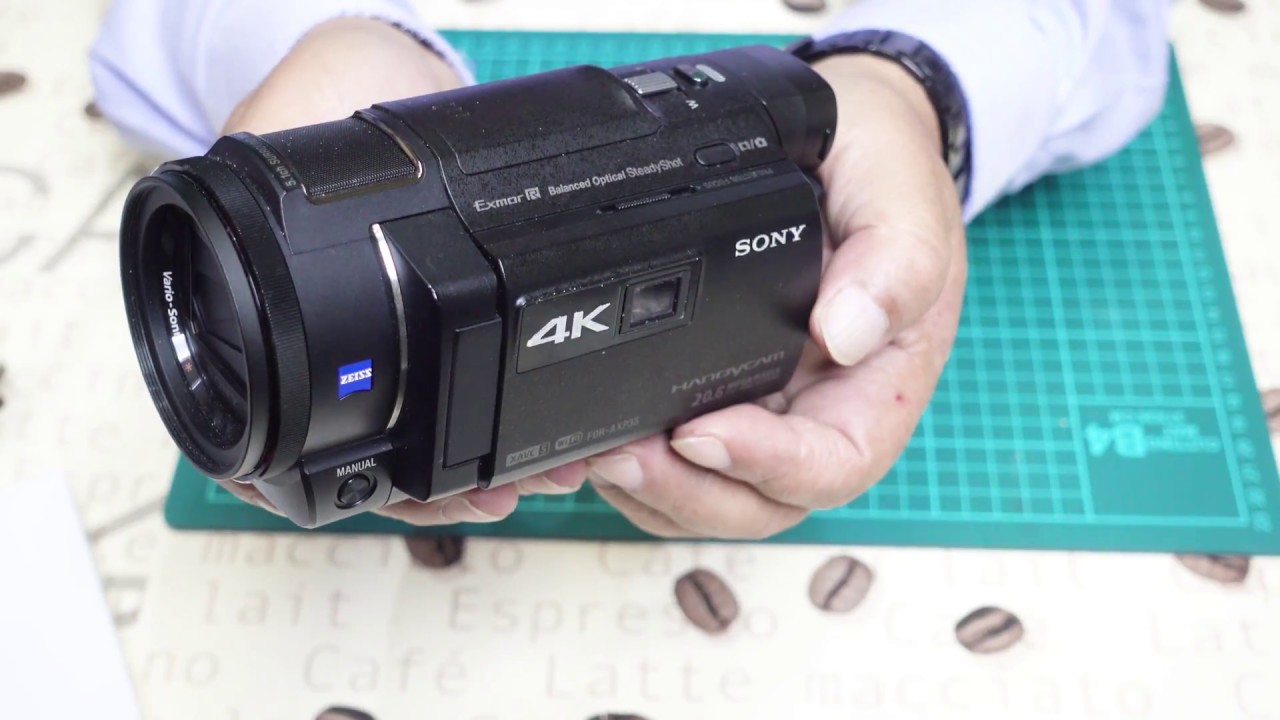 SONY FDR AXP35の裏蓋を交換しながら愚痴ってみた ^^; - YouTube