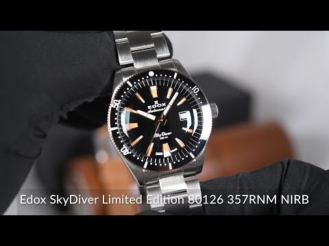 Edox SkyDiver Limited Edition 80126 357RNM NIRB - YouTube