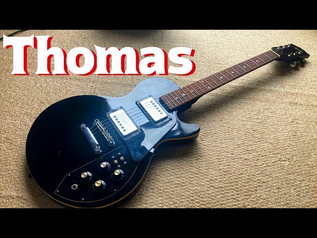 Maintenance of a bizarre Japanese-made guitar [Thomas, model