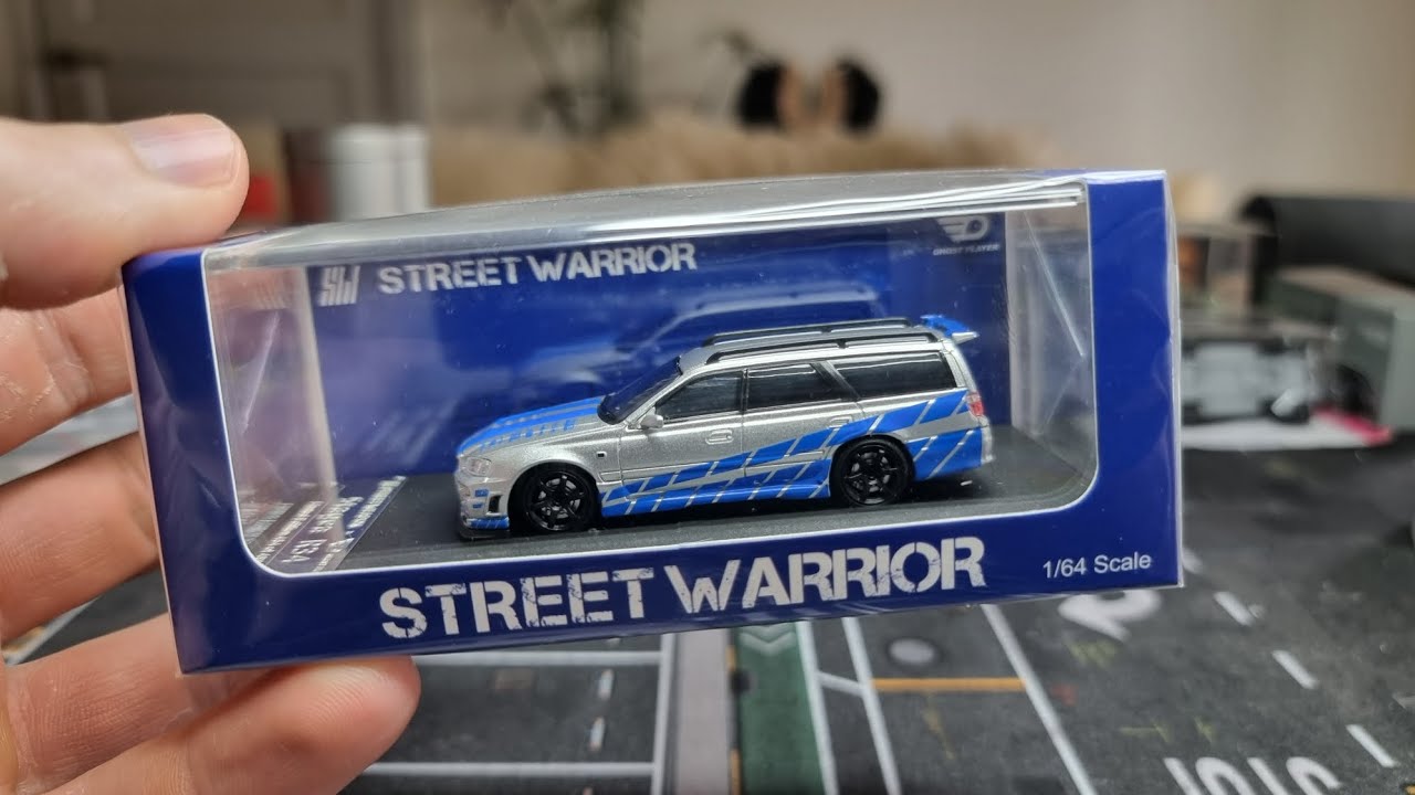 Let's unbox and Review this Diecast Street Warrior Stagea R34