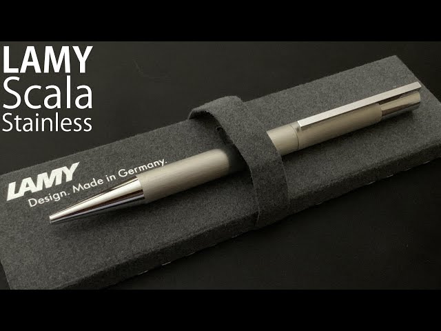 LAMY scala stainless Ballpoint pen｜ラミー スカラ ステンレス