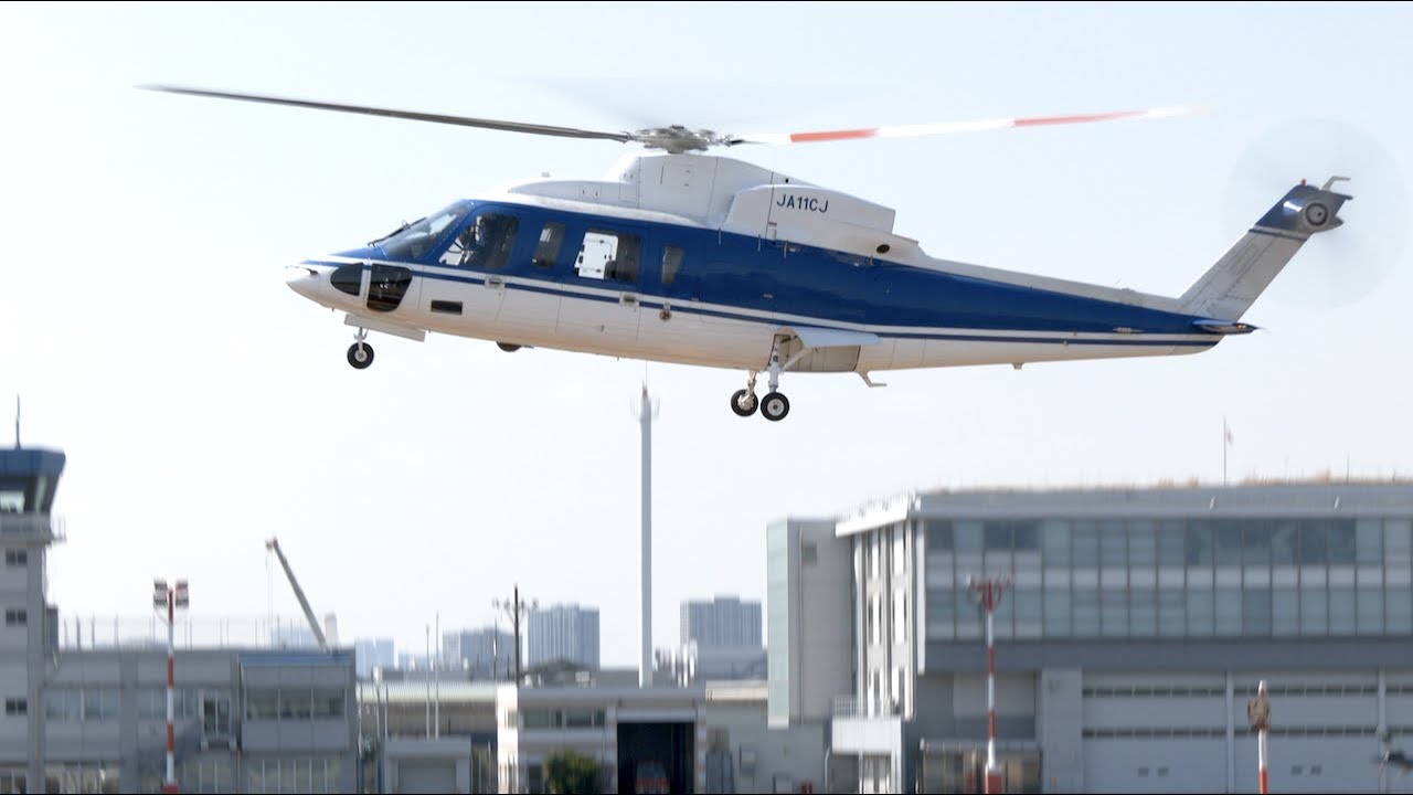 ヘリコプター】 急上昇!！ Sikorsky S-76 JA11CJ （ファーストエアー