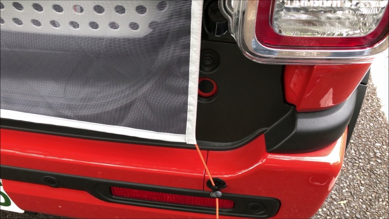 ハスラー バックドアネット 99244-59s00 スズキ純正 - YouTube