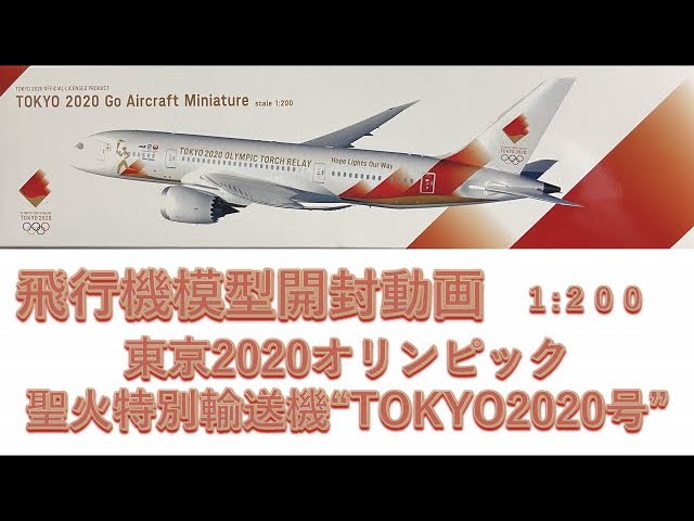東京2020オリンピック聖火特別輸送機 限定数スナップインモデル 東京