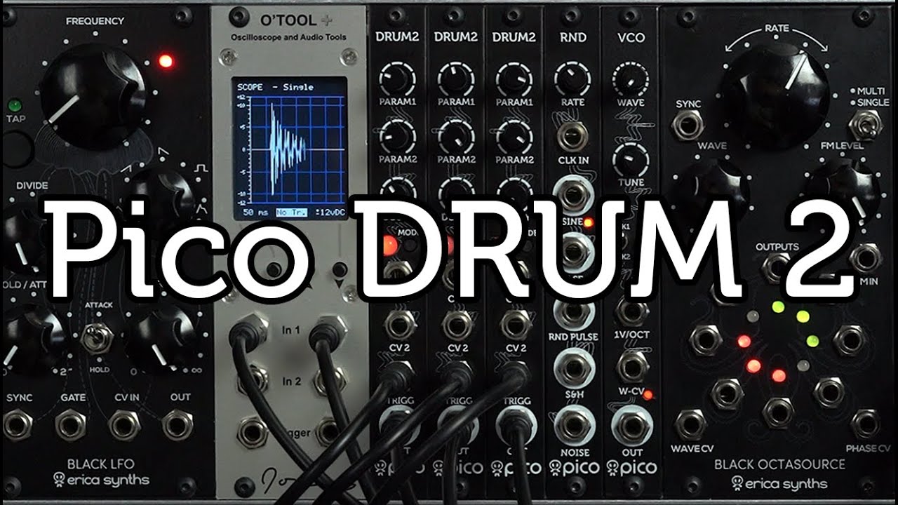 Erica Synths Pico Drum2— Clockface Modular