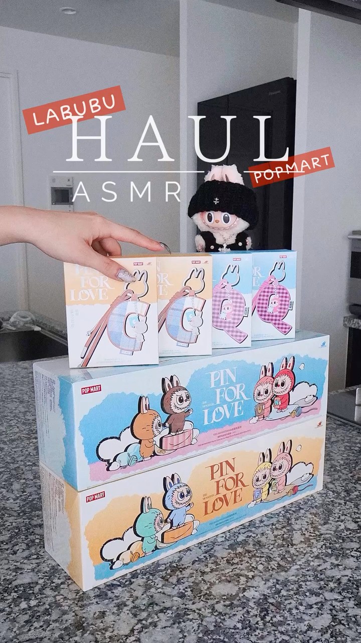 新作のイニシャルラブブ💖小さくて可愛すぎた🥹🫶🏻前週も抽選当たった