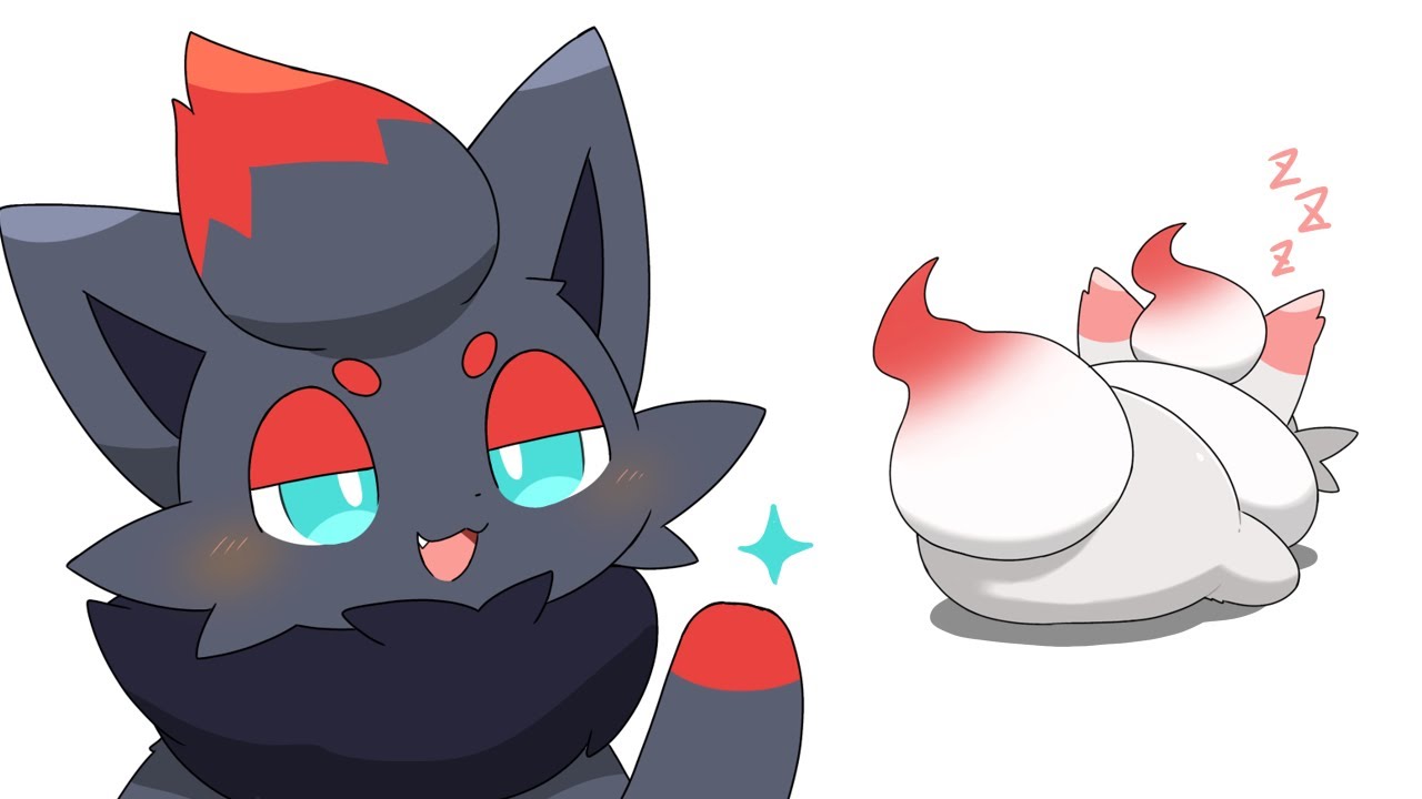 ゾロアくんの戯れ【ポケモン】 - YouTube