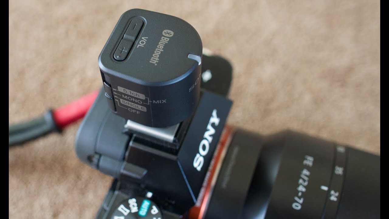 Sony ECM W1M Bluetooth Wireless Microphone System - YouTube