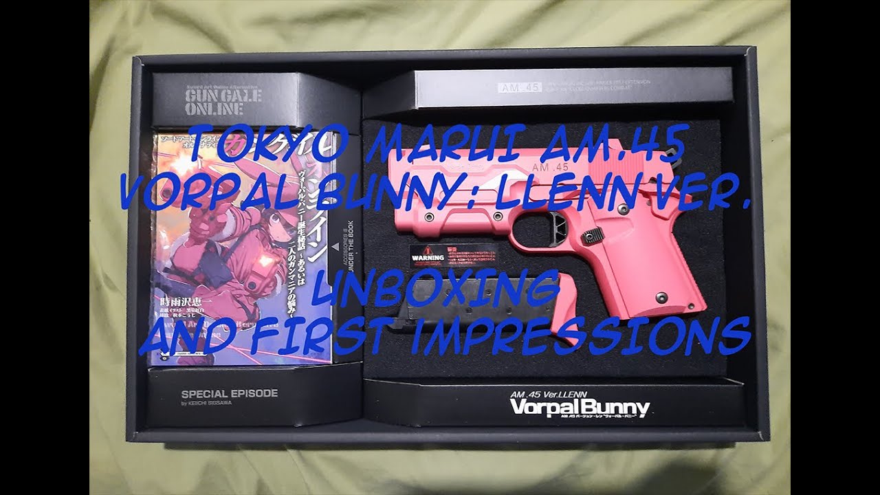 Tokyo Marui AM .45 Vorpal Bunny: Llenn Ver. : Unboxing and First
