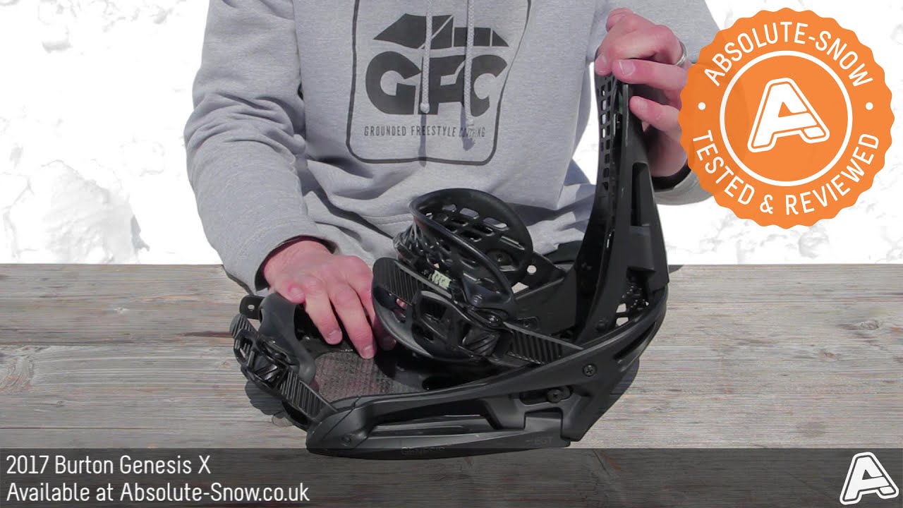 2016 / 2017 | Burton Genesis X Snowboard Bindings | Video Review