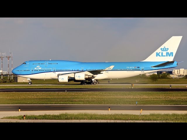 KLM Boeing 747-400 New Livery Arrival at Toronto Pearson | PH-BFN