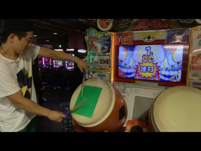 太鼓の達人の面にヤスリを貼ってマイバチを作ってみたwww - YouTube