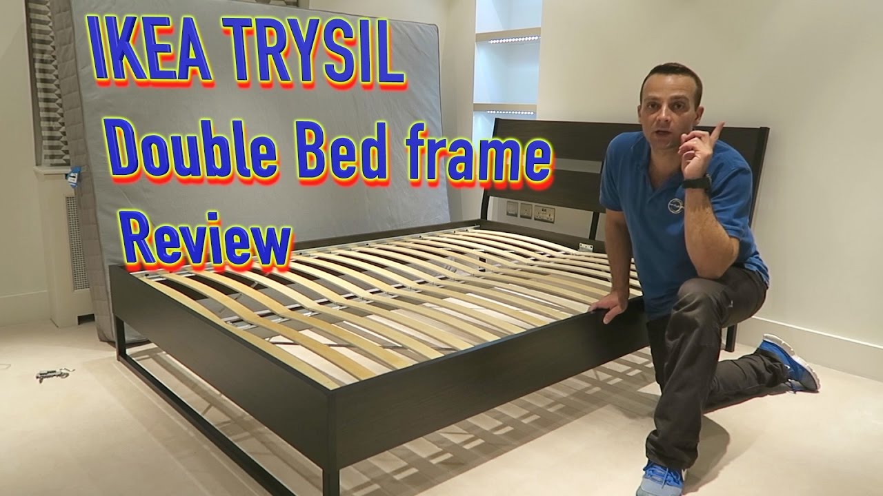 IKEA Trysil Double bed frame review - YouTube