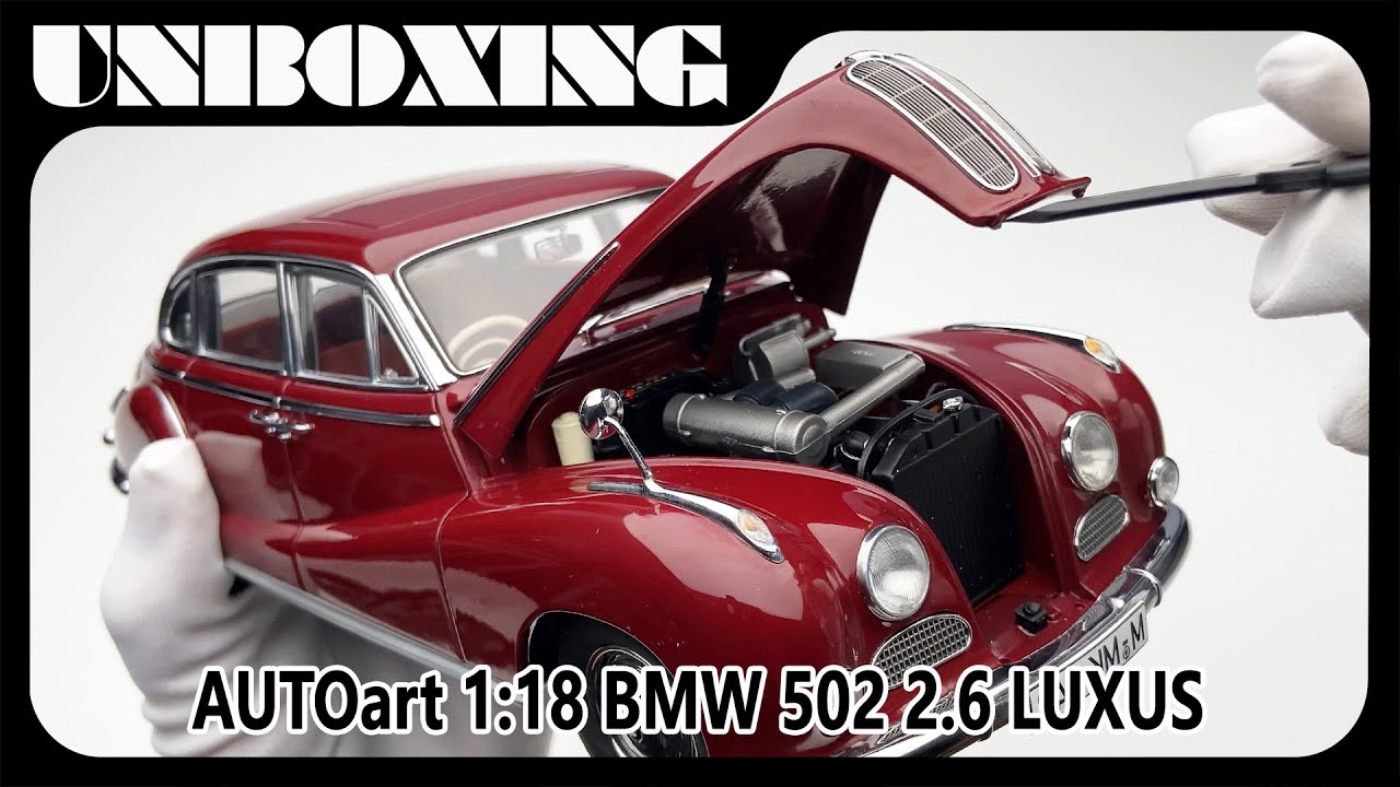 BMW 502 2.6 LUXUS / AUTOart 1:18 / unboxing - YouTube