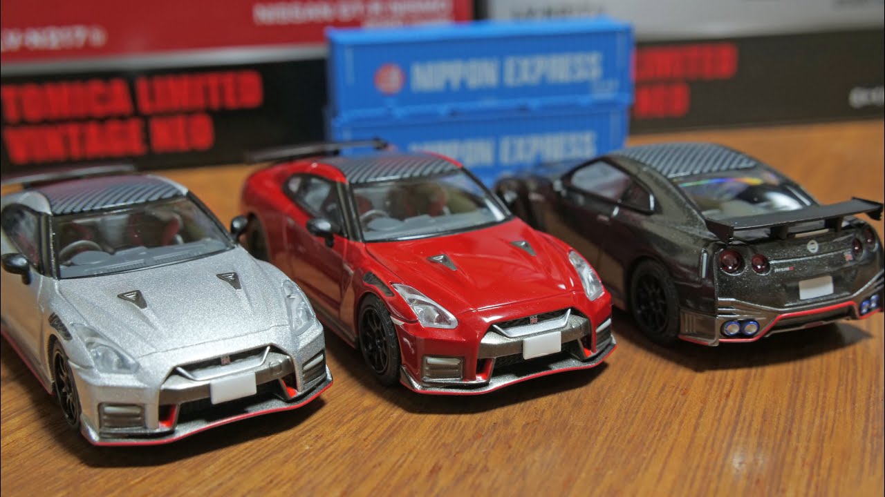 Tomica Limited Vintage Neo Nissan GT-R NISMO 2020 model x 3 and N