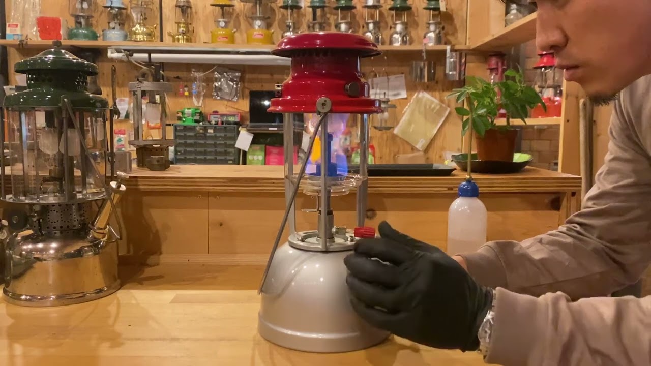 1958s〜1965s Bialaddin 315 点火動画 vintage lantern Ignition video