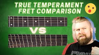 True Temperament Frets Comparison - Distorted Chords - YouTube