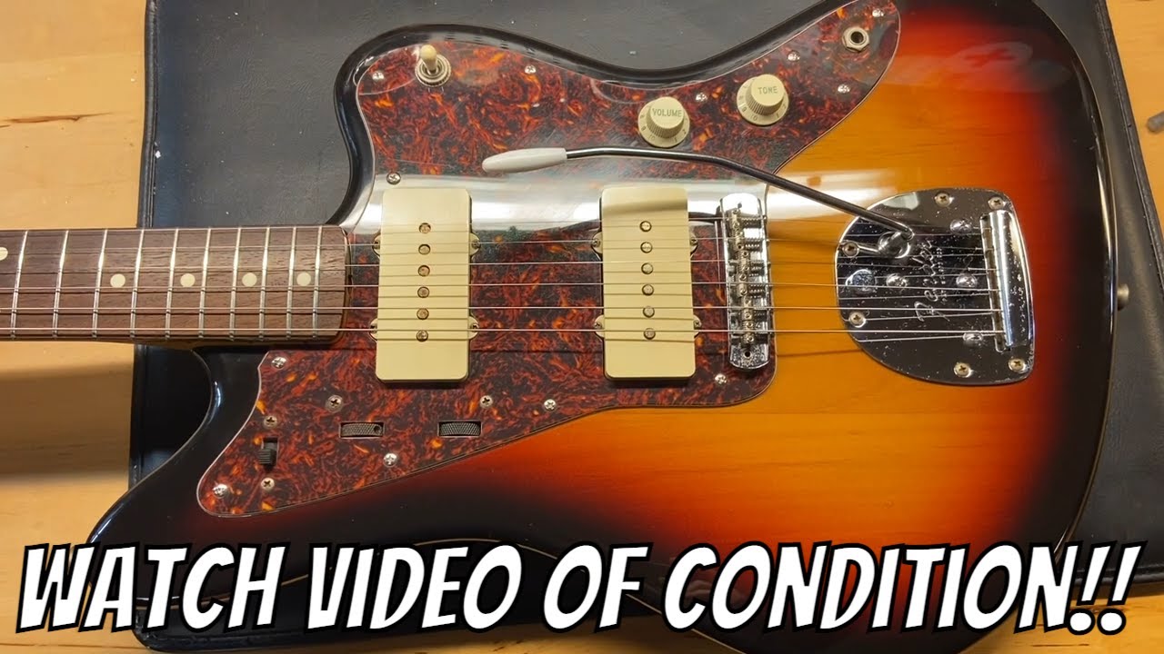 2002 Fender CIJ Japan JM66 '66 Reissue Jazzmaster 3 Tone Sunburst